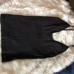 Free People Intimately Lace Up Tank Top